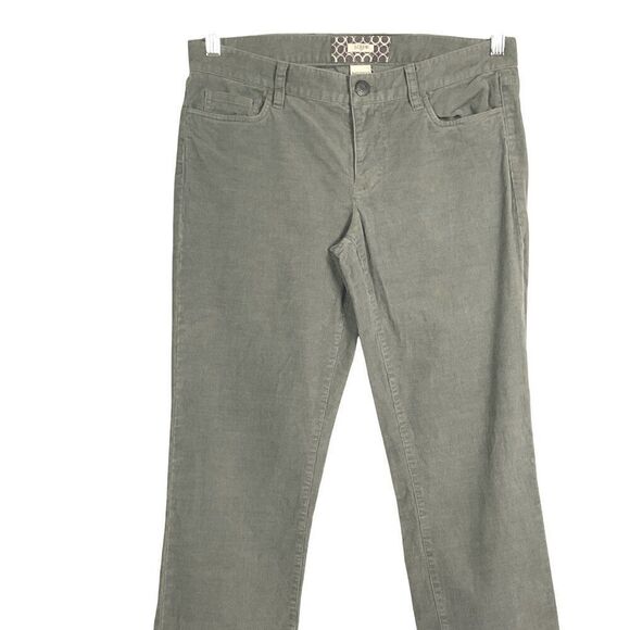 J. Crew Factory Straight and Narrow Matchstick Corduroys, size 30S, gray, 17397 - Picture 2 of 9